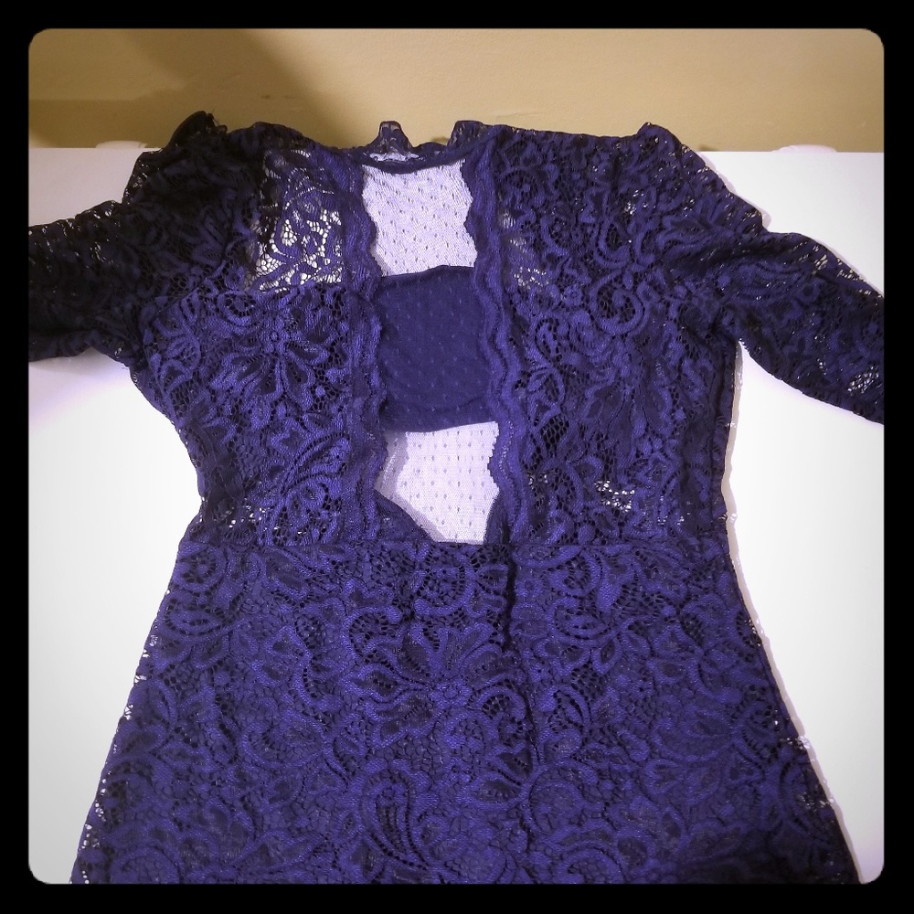 Blue dress
